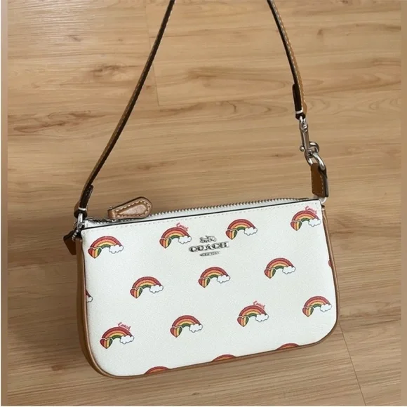 Coach Nolita 19 With Rainbow Print # CJ657 - Picture 2 of 9